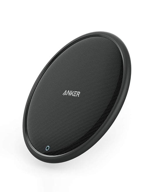 Anker PowerWave 7.5W / 10W / 5W Fast Wireless Charging Pad for iPhone X, iPhone 8/8 Plus, Samsung Galaxy S9/S9+/S8/S8+/S7/Note 8 and More, PowerWave 7
