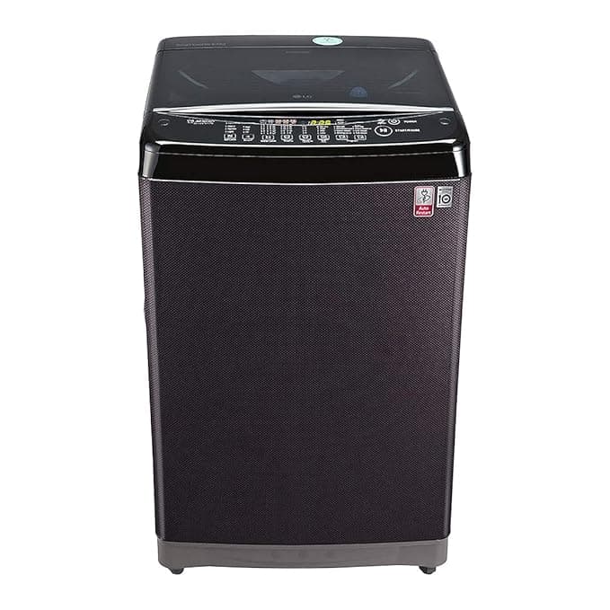 LG 6.5 Kg Inverter Fully-Automatic Top Loading Washing Machine (T7577NDDLK, Black Knight) Washing Machines & Dryers