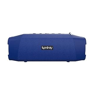 (Renewed) Infinity (JBL) Fuze 700 Dual EQ Deep Bass IPX7 Waterproof Wireless Bluetooth 5.0 Portable Stereo Speaker with Built-in Powerbank and 10 Hours Playtime (Mystic Blue)