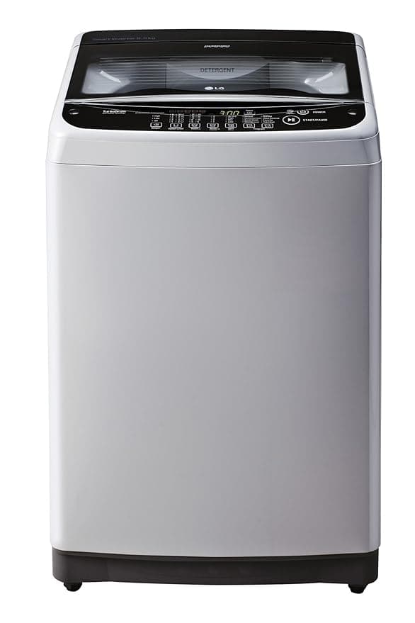 LG 6.5 kg Fully-Automatic Top Loading Washing Machine (T7581NEDLJ, Middle Free Silver) Washing Machines & Dryers