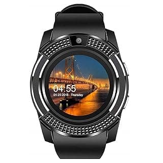 GIXON V8 Bluetooth SmartWatch- Black (Compatible with Android mobile phone)