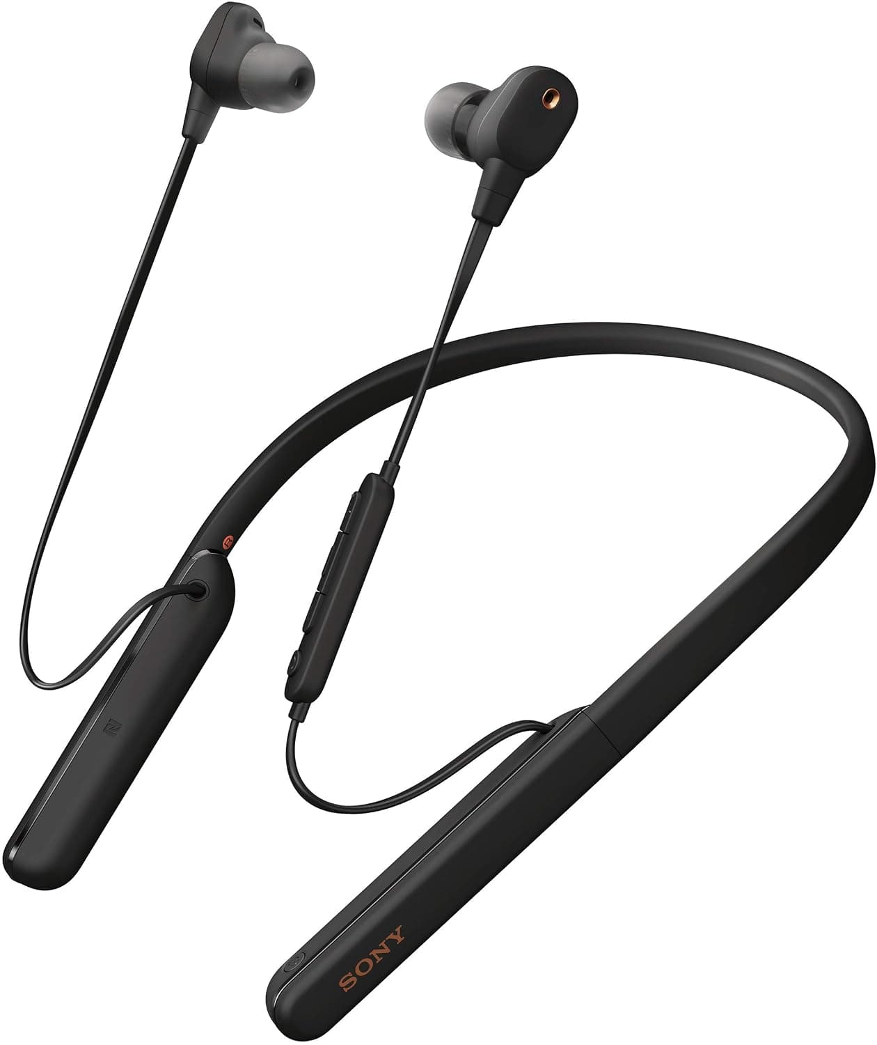 (Renewed) Sony WI-1000XM2 Wireless Neck-Band Noise Cancellation Hi-Res Headphones with Alexa - Black Over-Ear