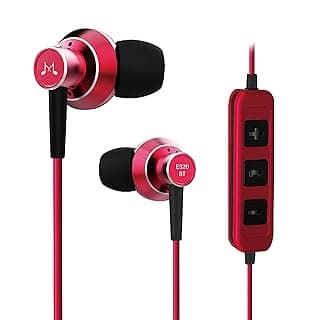 SoundMagic ES20BT Bluetooth Stereo Earphones with Mic (Red)