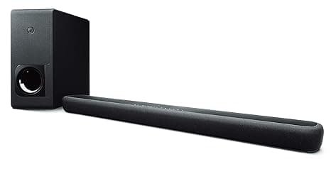 (Renewed) Yamaha Audio YAS-209 Sound Bar with Wireless Subwoofer, Bluetooth and Built-in Alexa Voice Control Soundbar Speakers