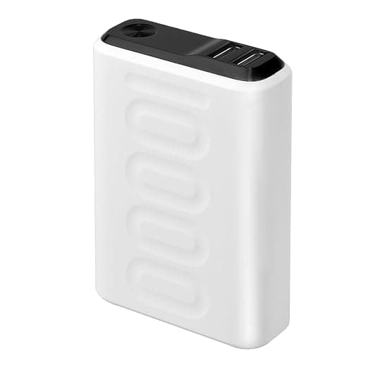 Ambrane Stylo 10F 10000 mAh Lithium Polymer Power Bank with PD and QC 3.0 Technology (White) &hellip;