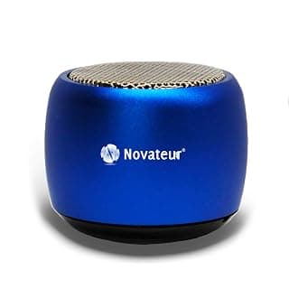 Novateur Beats Bluetooth Speaker Mini Portable with High Bass and mic, Bluetooth Speaker Under 1000 (Blue)