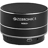Zebronics Zeb-Noble+ Ultra Portable BT Speaker with mSD, USB, AUX, FM, Mic & Earphone Compatibility (Black)