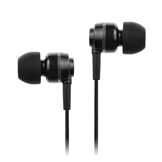 (Renewed) SoundMagic ES18 in-Ear Headphones (Black/Silver)