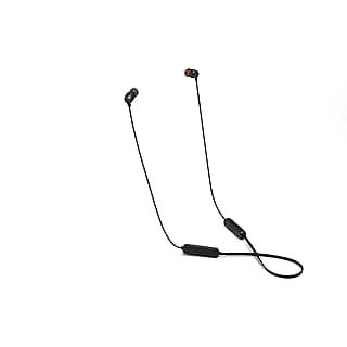(Renewed) JBL Tune 115BT in-Ear Wireless Headphones with Deep Bass, 8-Hour Battery Life and Quick Charging (Black)