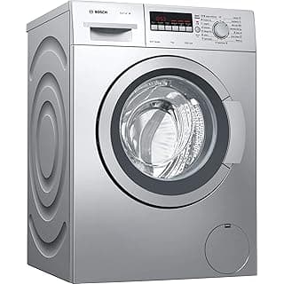 Bosch 7 kg Fully-Automatic Front Loading Washing Machine (WAK2426SIN, Silver, Inbuilt Heater)