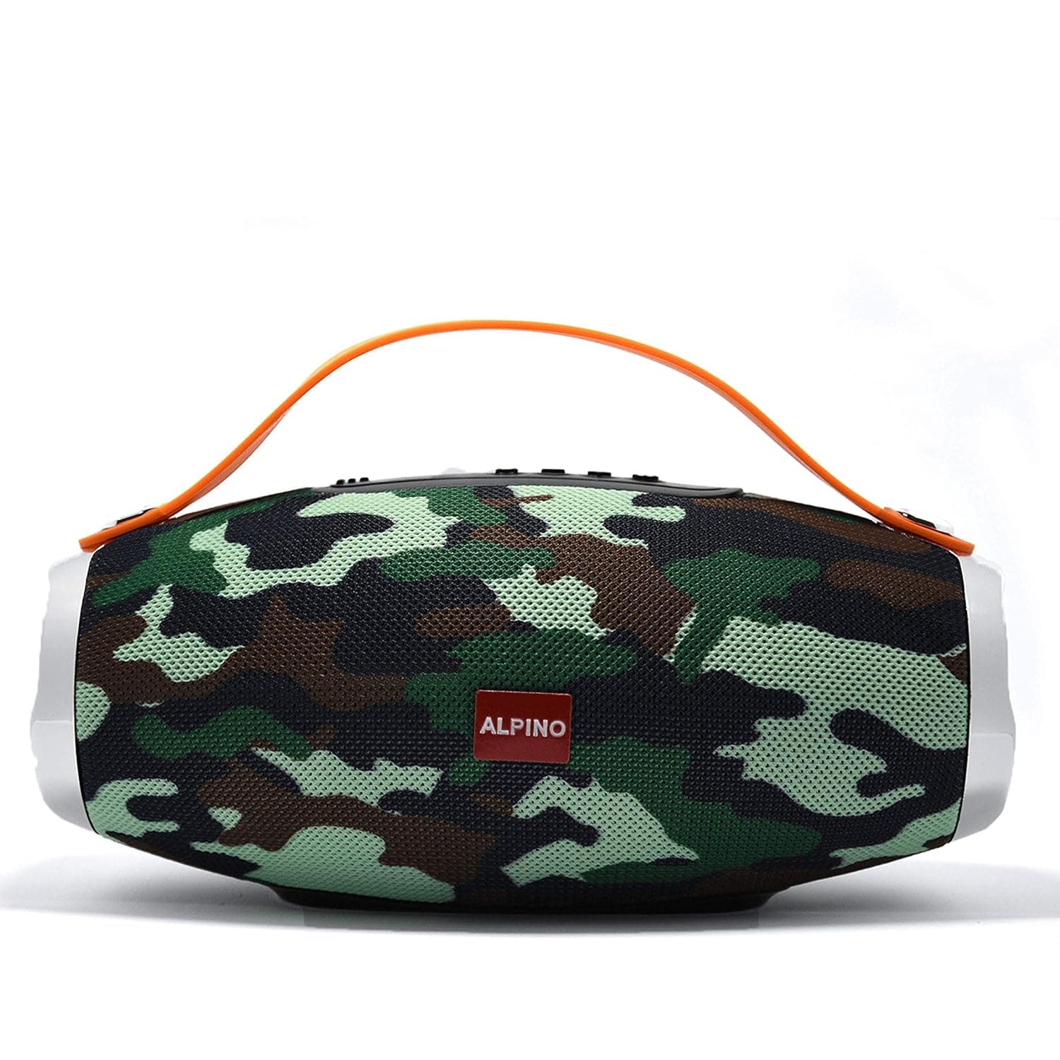 Alpino Thar Max Rugged Outdoor And Portable Bluetooth Speaker With USB/AUX/FM | 1800mAh Battery And 7 Hours Playtime With Heavy Bass (Military Green)