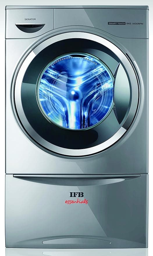 IFB 8 Kg Front Loading Washing Machine (Senator Smart Touch SX 8.0kg 1400 RPM, Silver) Washing Machines & Dryers