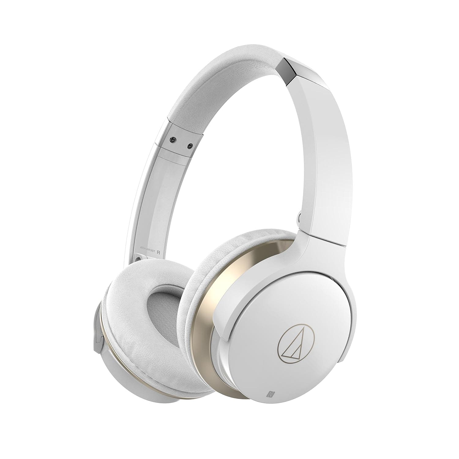 Audio-Technica SonicFuel ATH-AR3BT Wireless On-Ear Headphones with Mic (White) On-Ear