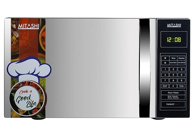 Mitashi 25 L Convection Microwave Oven (MiMW25C9H100, Silver)