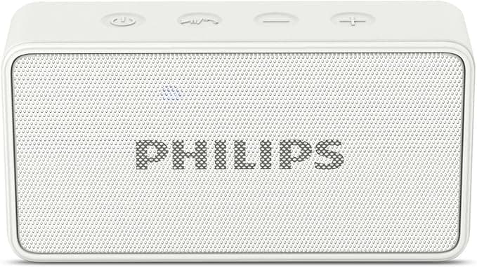 Philips BT64W Portable Bluetooth Speakers (White) Bluetooth Speakers