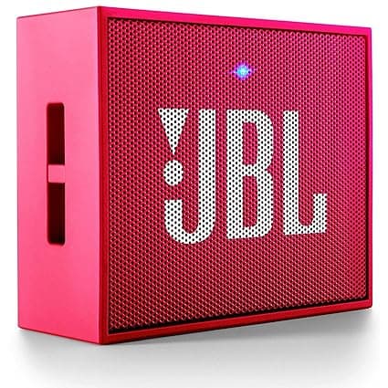JBL GO Portable Wireless Bluetooth Speaker with Mic (Pink) Speakers
