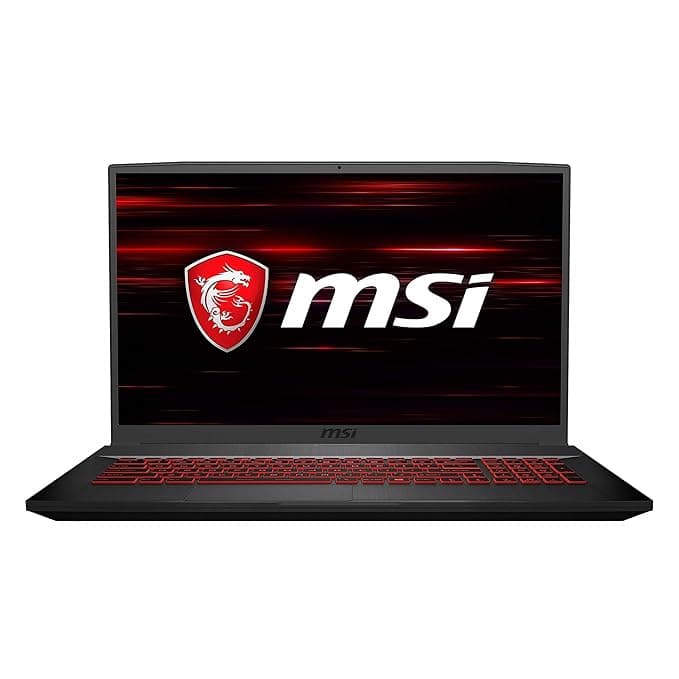 MSI Gaming GF75 Thin 9SC-095IN 2019 17-inch Laptop (9th Gen i7-9750H/8GB/1TB/128GB SSD/Windows 10, Home, 64Bit/4 Graphics), Black Laptops