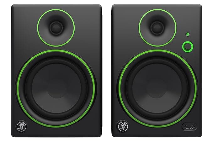 (Renewed) Mackie CR5BT CR Series Channel Studio Monitors with Bluetooth, Black Studio Monitors