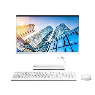 Lenovo IdeaCentre AIO 3 21.5” FHD All-in-One Desktop (AMD Athlon Silver 3050U –2.3GHz Base Speed/8GB/1TB HDD/Win10/Office/AMD Radeon GFX/HD 720p Camera/Wireless Keyboard &amp; Mouse) FoggyWhite F0EX0081IN