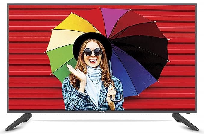 Sanyo 109 cm (43 Inches) Full HD IPS LED TV XT-43S7300F (Black) (2019 Model) Standard Televisions