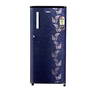 Whirlpool 190 L 3 Star Direct-Cool Single Door Refrigerator (WDE 205 CLS PLUS 3S, Sapphire Fiesta, Toughened Glass Shelves)