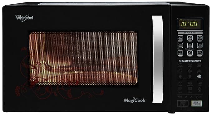 Whirlpool 23 L Convection Microwave Oven (Magicook Flora, Black) Microwave Ovens