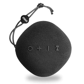(Renewed) Mivi Moonstone Portable Wireless Speaker with HD Sound, Punchy Bass, Clear Highs and 10Watts Peak Output-Black