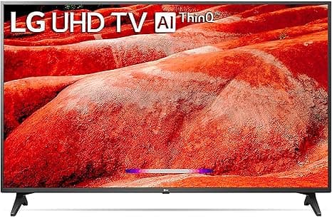 LG 164 cms (65 inches) 4K Ultra HD Smart LED TV 65UM7300PTA | with Built-in Alexa (Ceramic Black) (2019 Model) Televisions