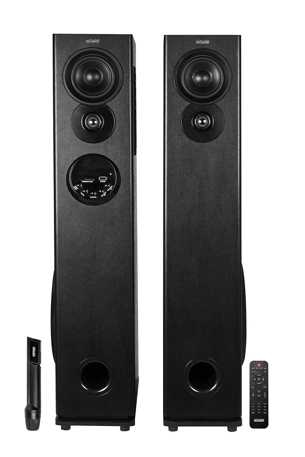 Mitashi TWR-90FUR 2.0 Channel Tower Speaker with Bluetooth (Black) Multimedia Speaker Systems