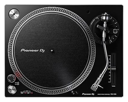 Pioneer DJ PLX-500-K Direct Drive DJ Turntable, Black