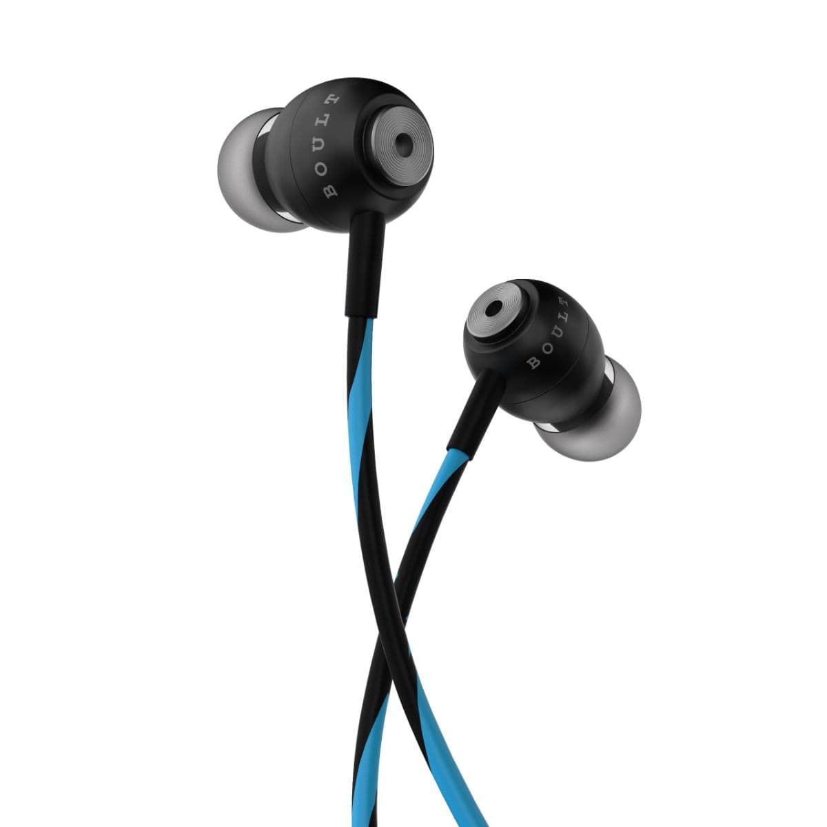 Boult Audio Bassbuds Stormx Wired Headset (blue, Grey, In The Ear)