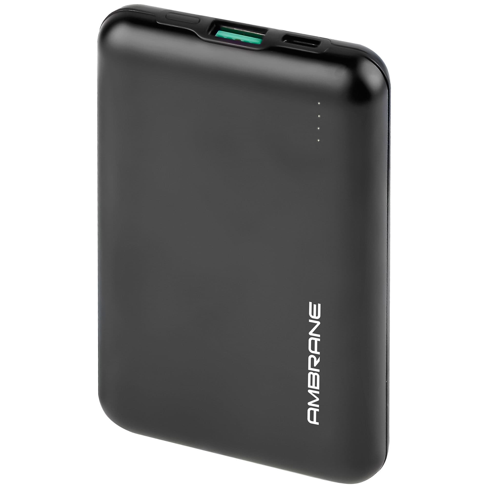 Ambrane PowerLit Pro Black 10000 mAh Power Bank (Fast Charging, 22.5 W)