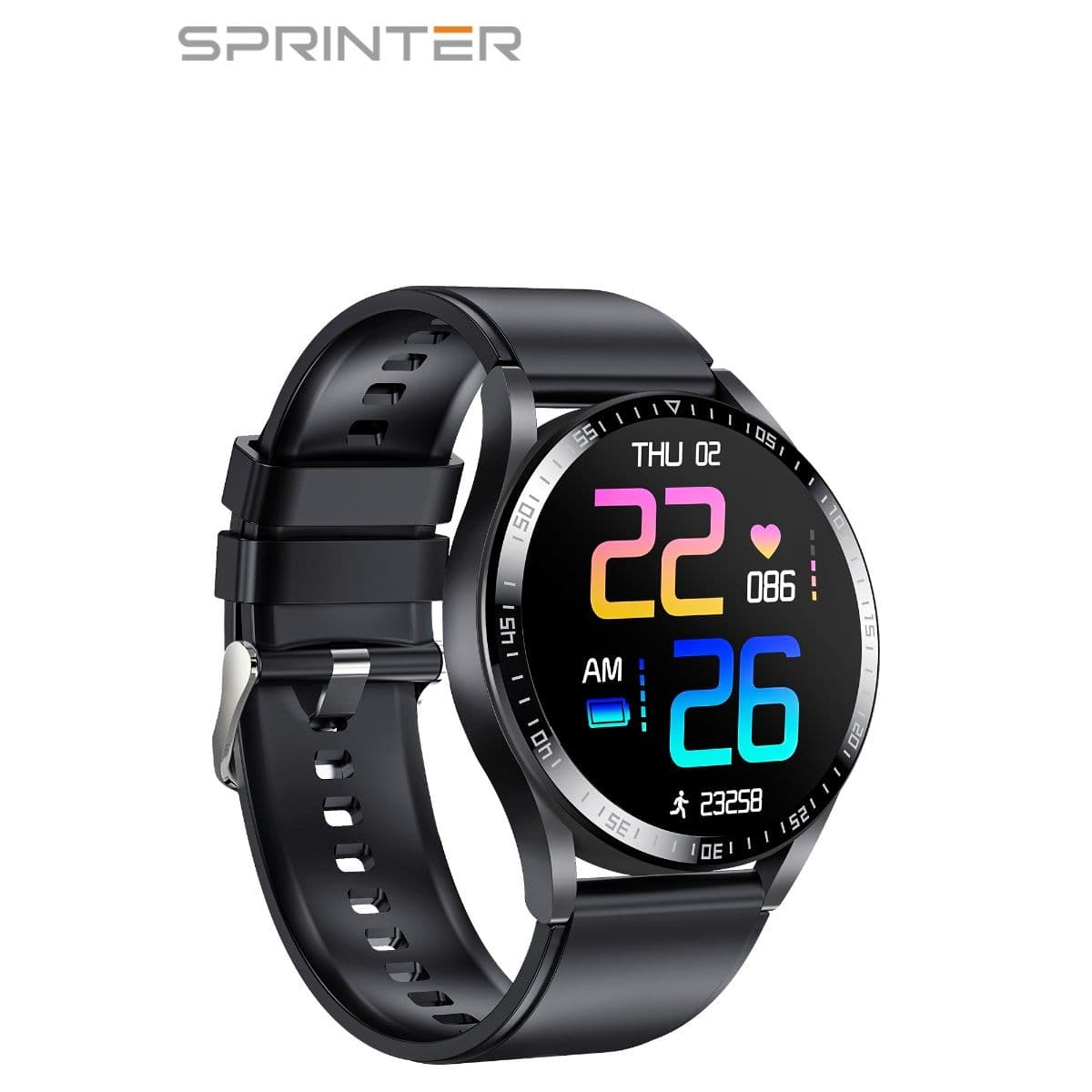 Corseca Sprinter Smart Watch - Black