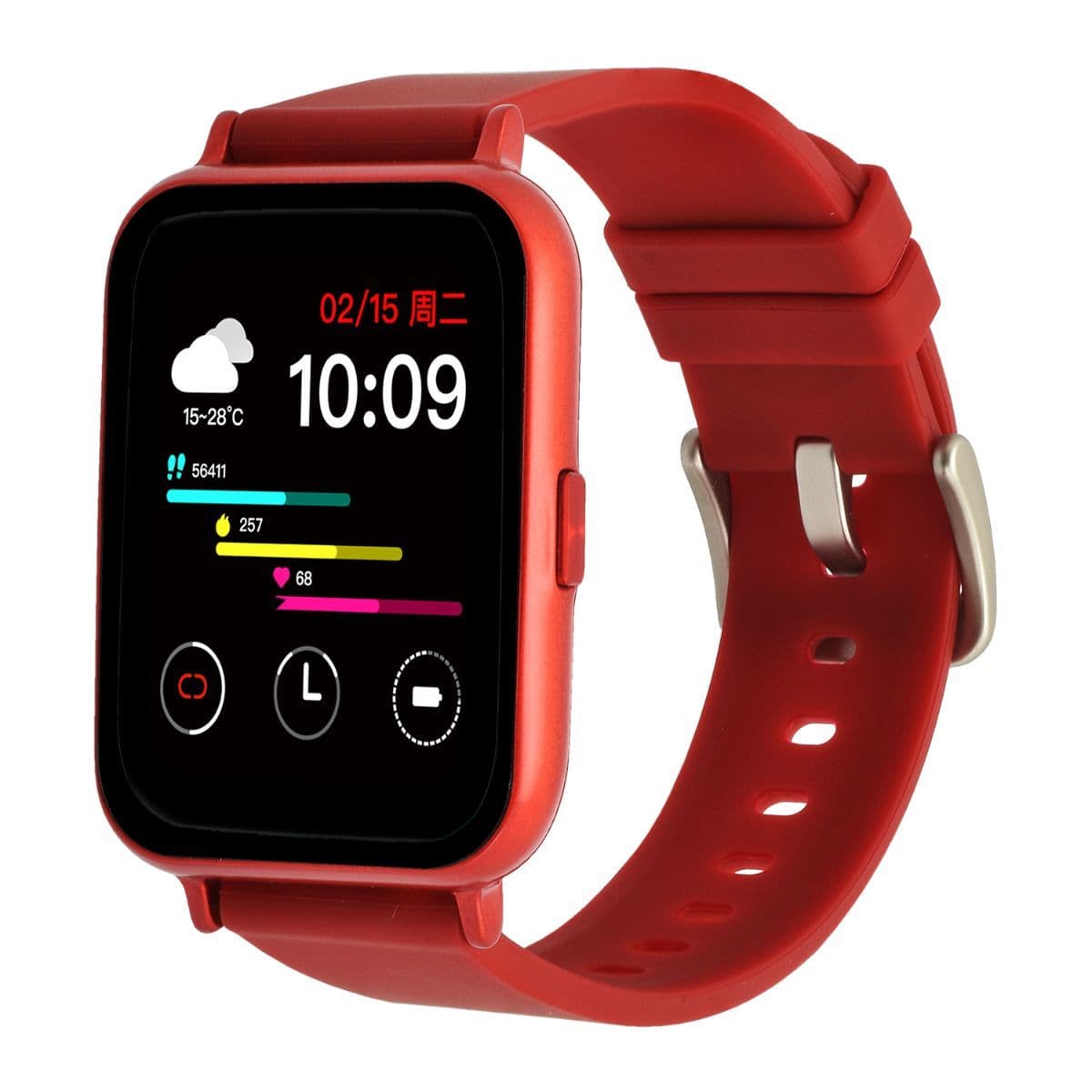 Daniel Klein ZING Smartwatch full touch with 1.65Inch IPS Curved color display DSM.90003-4