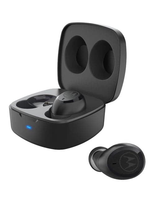 Motorola Vervebuds 100 Truly Wireless Bluetooth in Ear Earbuds with Mic (Black)