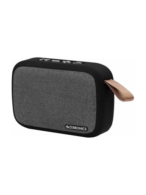 Zebronics Delight 3 Watt Wireless Bluetooth Portable Speaker (Grey)