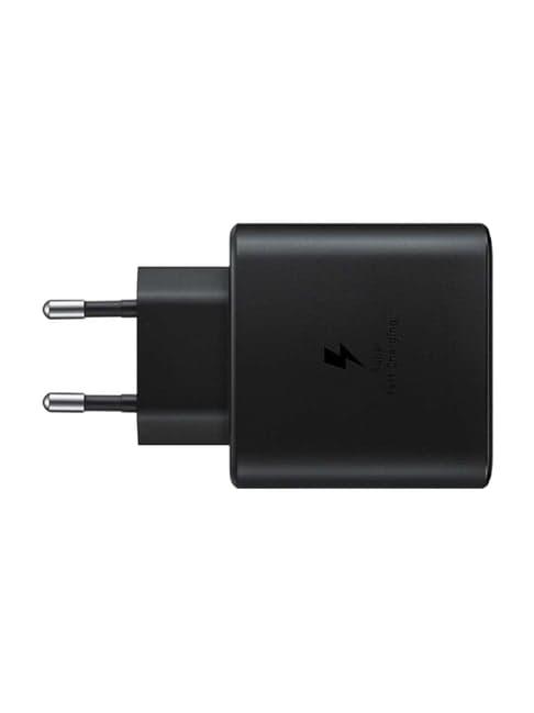 Samsung 45W Fast Charger with Type-C Cable (EP-TA845XBNGIN, Black)