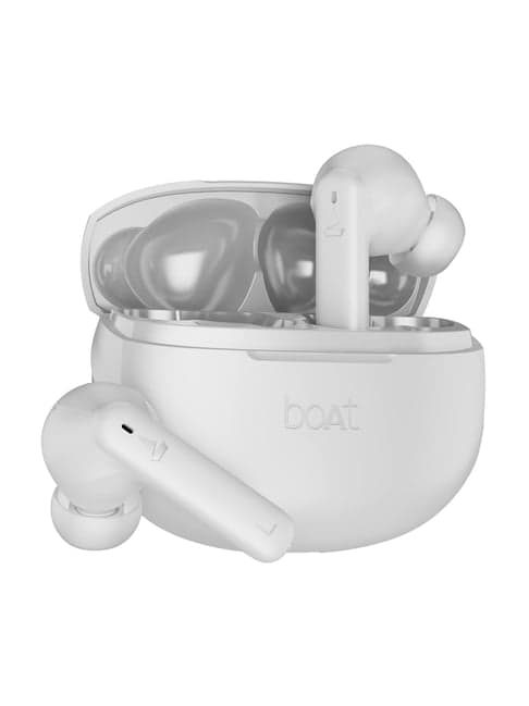 Boat Airdopes 170 TWS Earbuds with 50H Playtime, Touch Controls & BT v5.3 (Frost White)