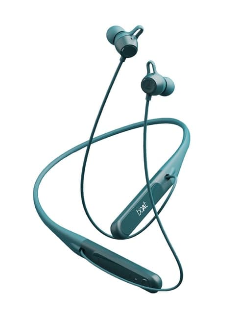 Boat Rockerz 255 Touch Neckband with Upto 30H Playtime, ASAP charge (Teal Green)