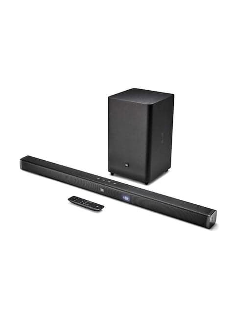 JBL Bar 2.1 Deep Bass Bluetooth Surround Soundbar with Wireless SubWoofer (Black)