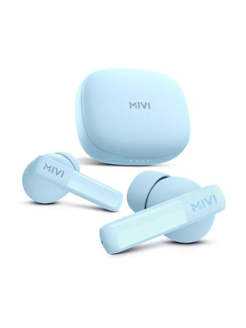 Mivi DuoPods T20 AI ENC In Ear Bluetooth Earbuds with 45 Hrs Playtime (Blue, True Wireless)