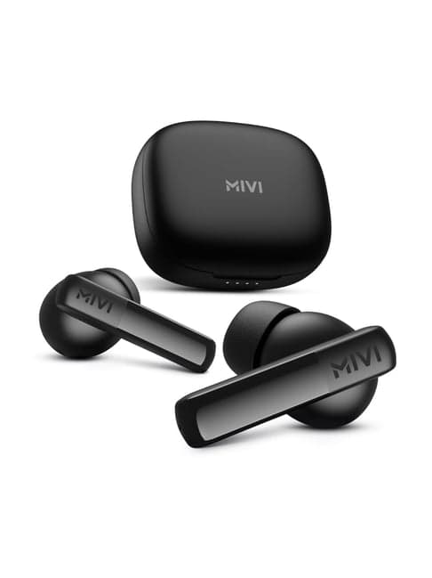 Mivi DuoPods T20 AI ENC In Ear Bluetooth Earbuds with 45 Hrs Playtime (Black, True Wireless)
