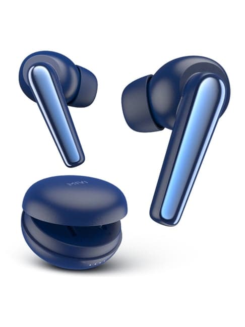 Mivi DuoPods T50 AI ENC In Ear Bluetooth Earbuds with 55 Hrs Playtime (Blue, True Wireless)