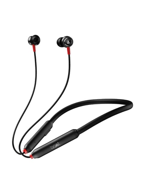 Boat Rockerz 185 Pro In Ear Wireless Bluetooth Neckband with ENx Technology, ASAP Charge (Black)