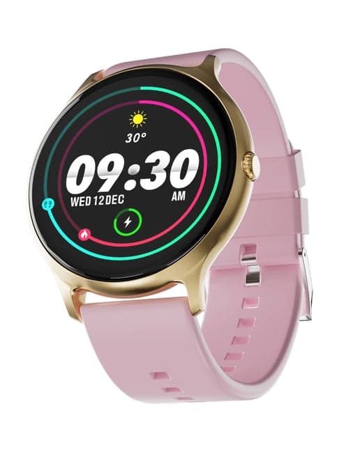 Fire-Boltt Hurricane Pro 1.39 Curved Glass Display with 120+ Sports Modes Smartwatch (Pink)