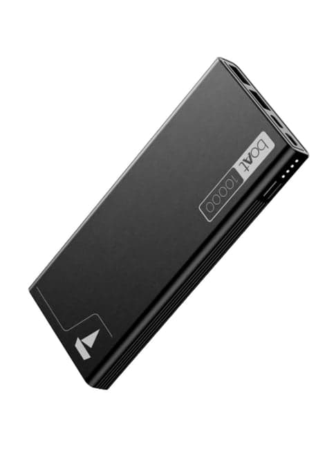 Boat EnergyShroom PB300 10000mAh Powerbank with Smart IC Protection, 22.5W fast charging (Black)