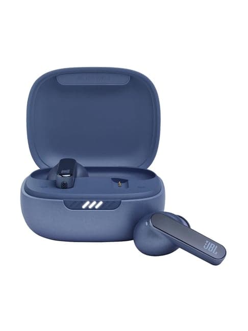 JBL Live Pro 2 in Ear Earbuds with ANC, 6 Mics for Crystal Clear Calls, Extra Bass (Blue)