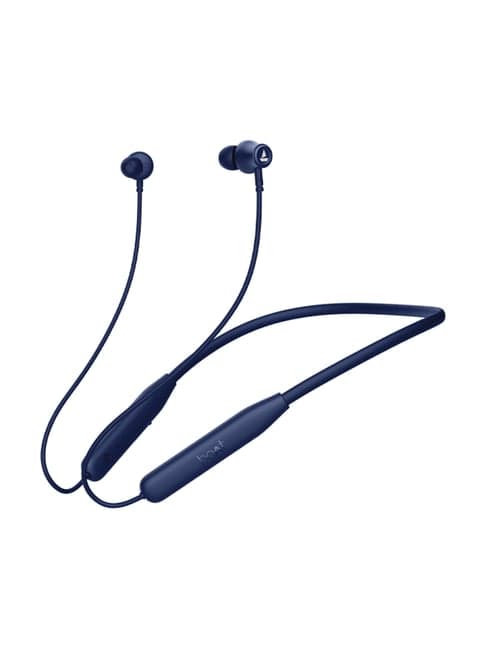 Boat Rockerz 111 In Ear Bluetooth Neckband with 40H Playback & ENx Technology (Deep Blue)
