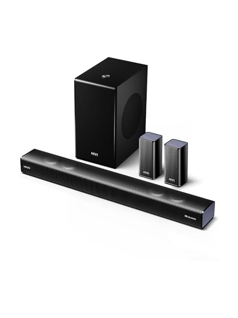 Mivi Fort S660 660W Surround Sound Bluetooth Soundbar with 2 Satellite Speakers (Black, 5.1 Channel)