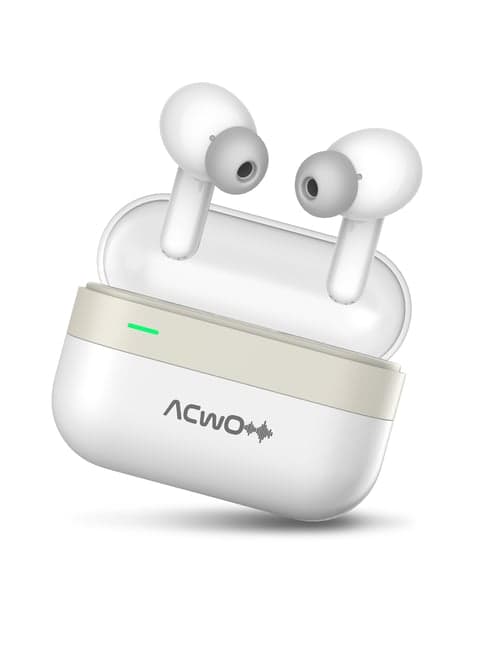 ACwO DwOTS 424 In Ear Bluetooth Earbuds with 50 Hours Playtime (Ashen White, True Wireless)
